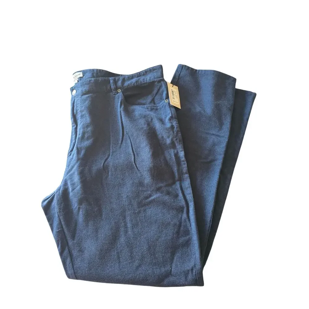 Mens Peter‎ Millar Blue Cotton Signature Sateen Five-Pocket Pant waist 44 Golf
